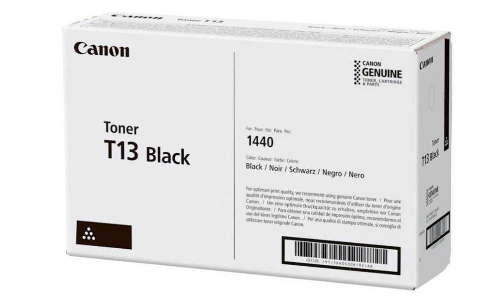 Лазерний Тонер картридж Canon T13 Black для Canon i-SENSYS X 1440i