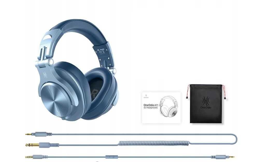 Słuchawki Nauszne Przewodowe Gniazda 3,5mm i 6,5mm- OneOdio Fusion A71