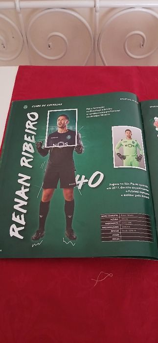 Caderneta Sporting 2018/2019, completa