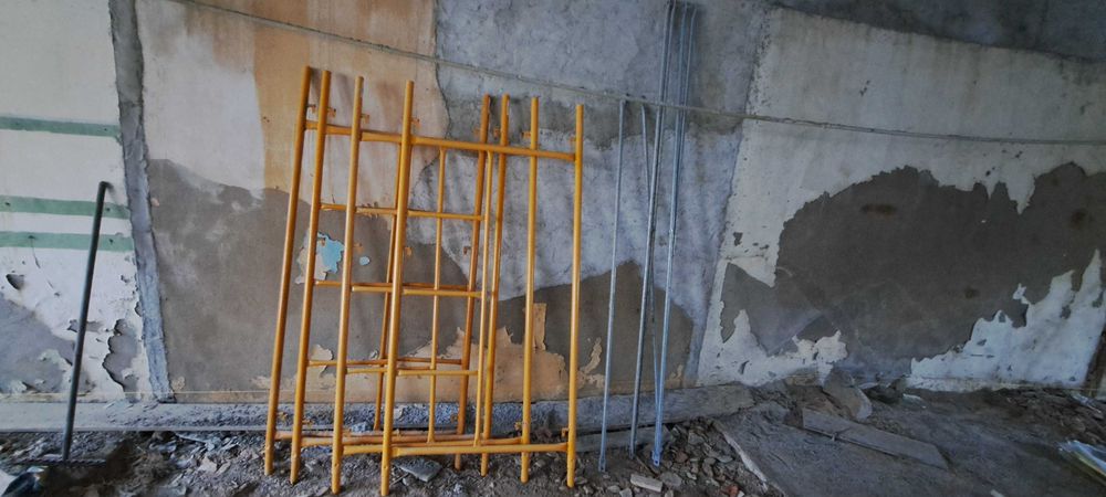 Andaimes em boas condições