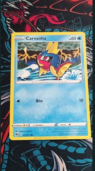 Karta Pokemon Carvanha