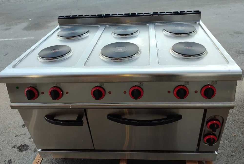 Fogão Elétrico de 6Bocas com Forno - NOVO