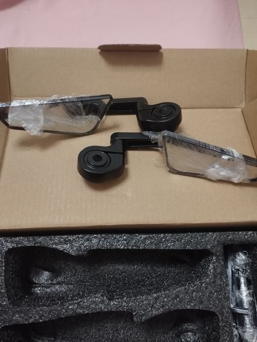 retrovisores universais para mota22 mm, pretos