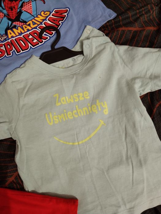 Koszulka t-shirt chłopięcy r86 Spider Cool Club