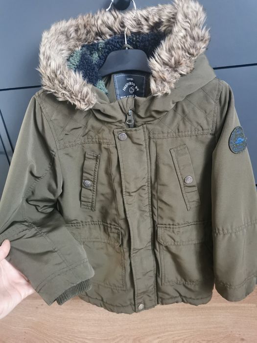 Kurtka parka chłopięca GEORGE 116-122 rozmiar
