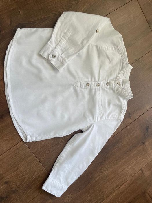 Сорочка біла на хлопчика 98-110см 3-4роки ,рубашка біла