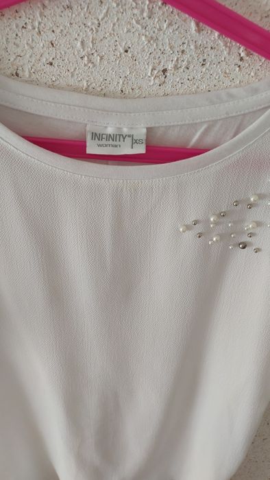 Bluzeczka biała damska