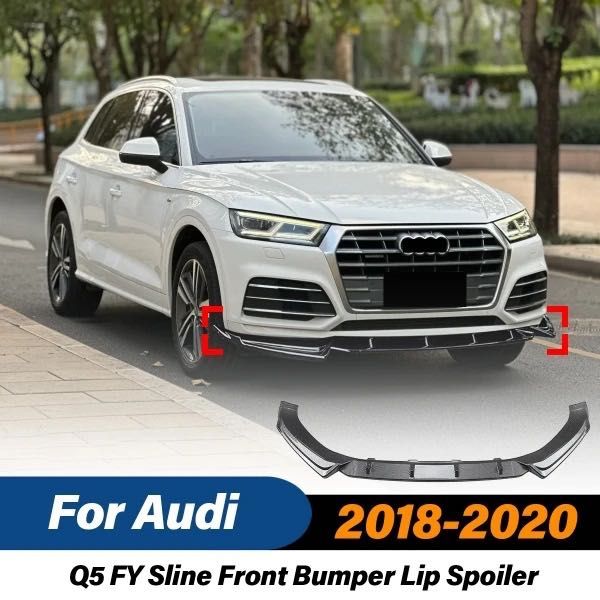 Губа на передний бампер AUDI Q5 накладка на бампер обвес сплитер ауди