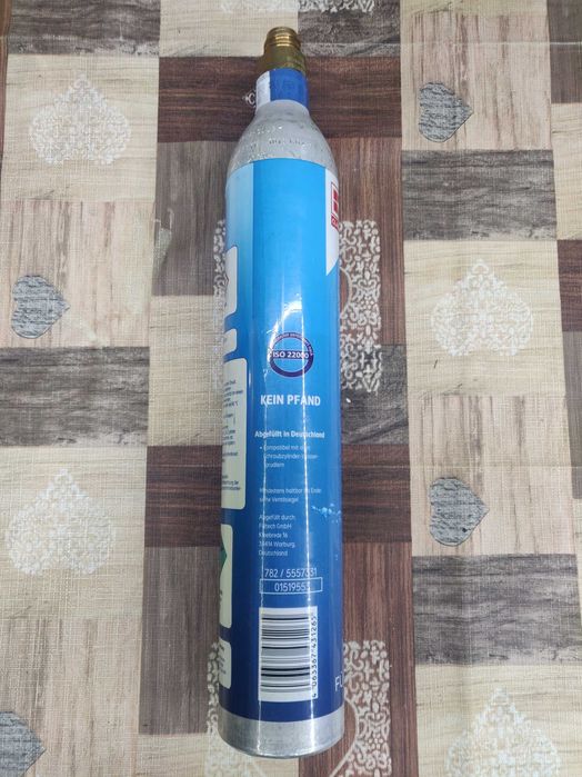 Баллон газовый, углекислый газ пищевой CO2 425g.