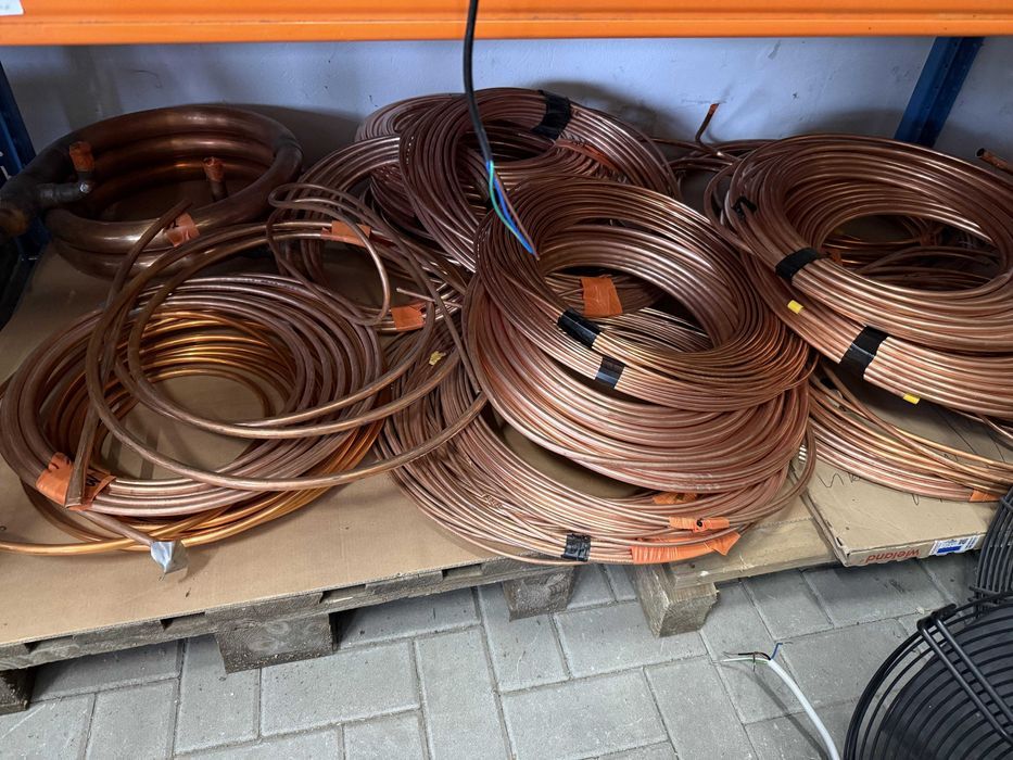 Rury miedziane sztanga 10-52 mm kręgi 6-12 mm kształtki