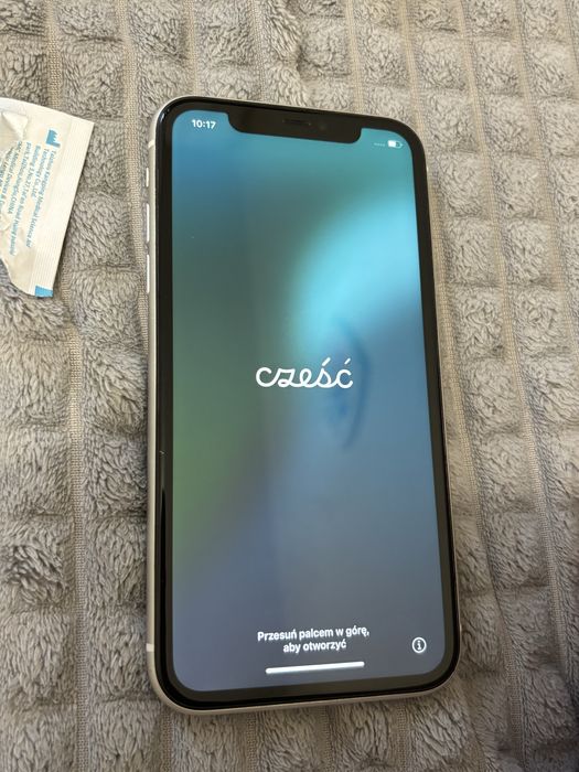 Iphone 11 Apple white 64 GB telefon biały