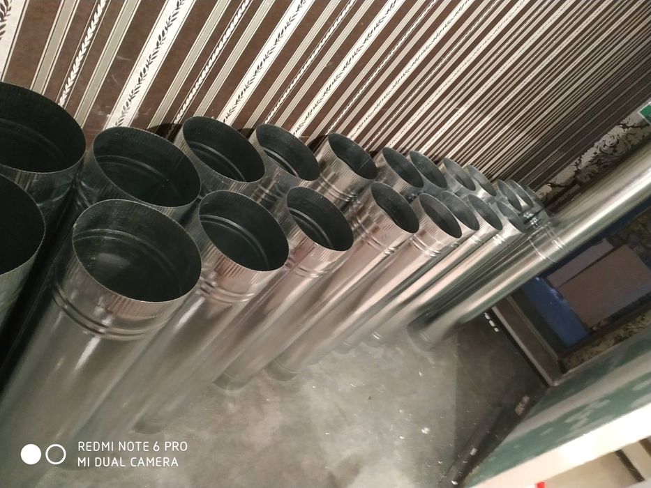 Вентиляция димоход дымоход вентиляція труби  нержавіючі оцинкованные