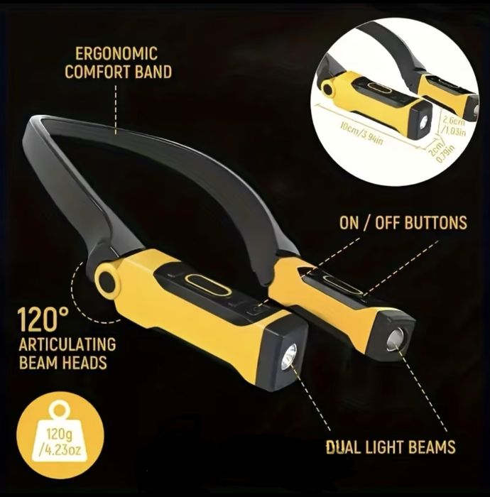 Лед ліхтарик, фонарик на шию