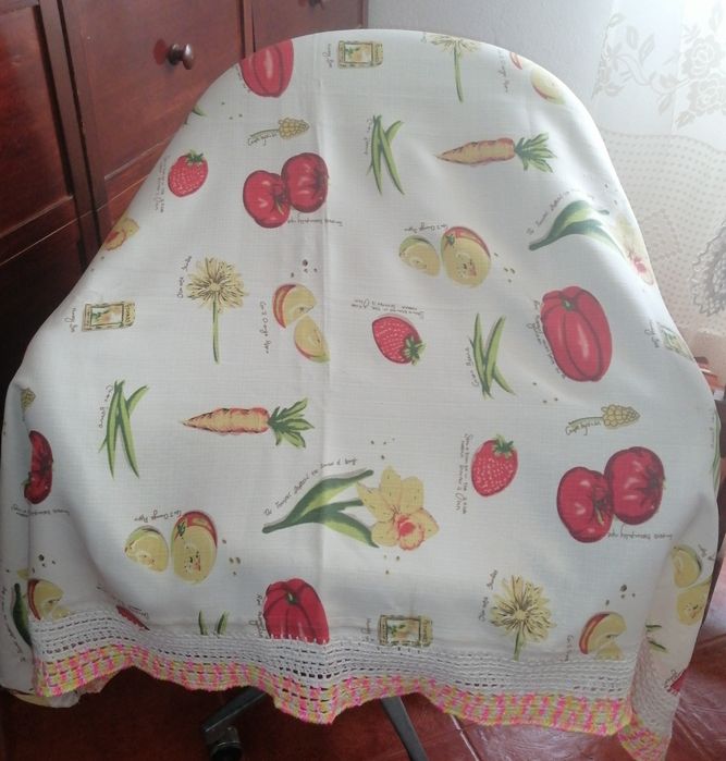 Cortina cozinha e panos