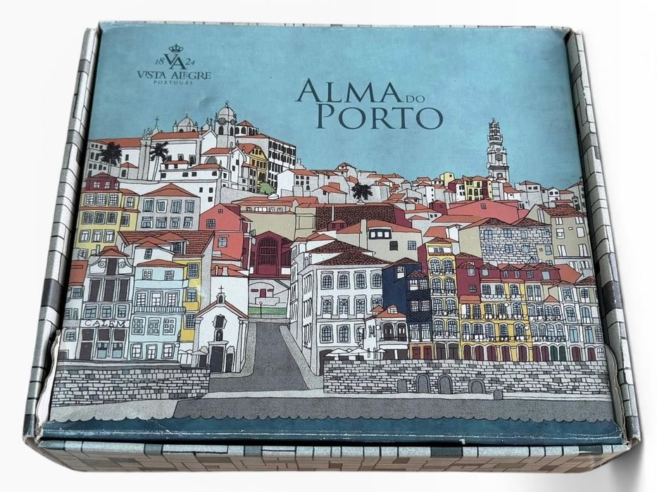 Conjunto 4 Chávenas Café Vista Alegre - "Alma do Porto"