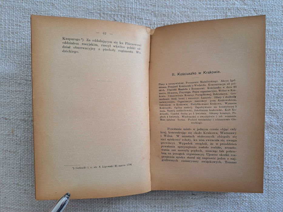 1912 rok. Kraków w Powstaniu Kościuszkowskim