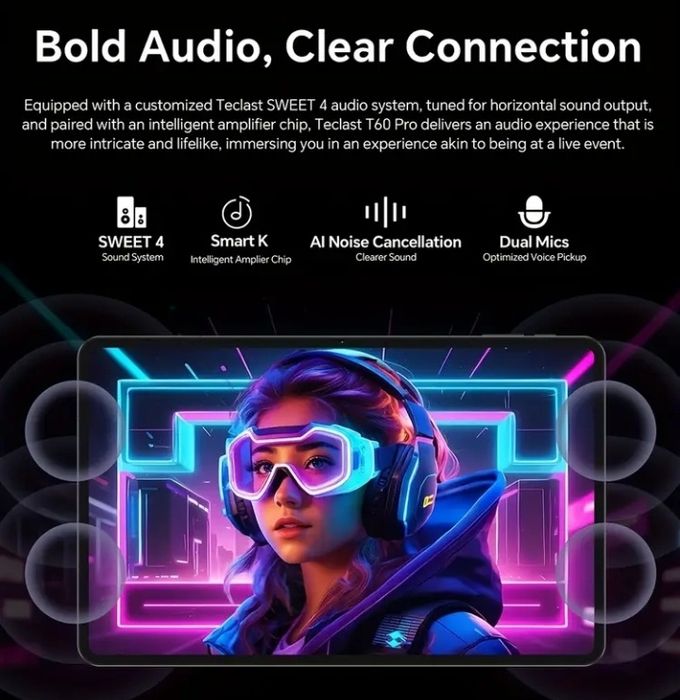 Планшет  T60 Pro 12"  LTE/8000mAh/Helio G99/RAM 8GB+12GB/ROM 128G