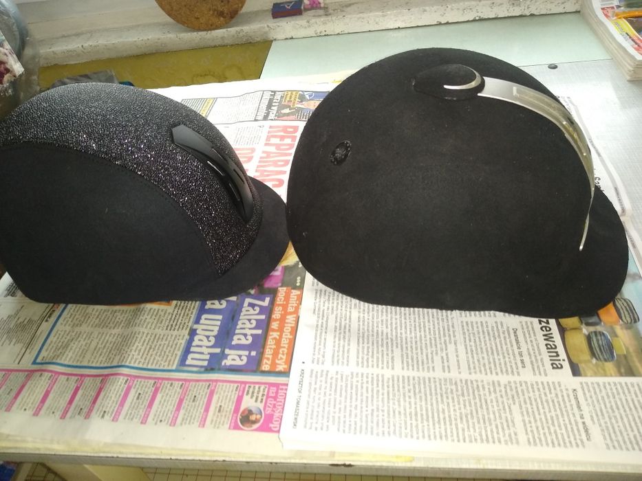 Kask jeździecki, toczek, 60 zł.