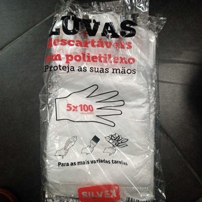 Descartáveis, luvas, faixas cabelo, cuecas, botas, aventais, toucas