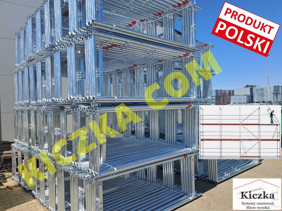 RUSZTOWANIE ALUMINIOWE 124m2 - Tanie Rusztowania Typ Plettac HURTOWNIA