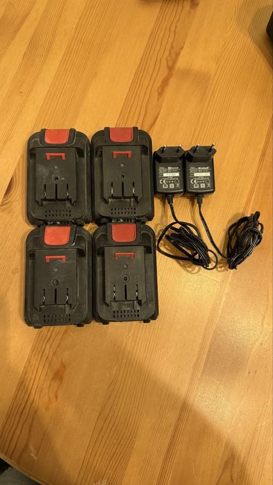 Baterias Einhell 18V 1,5Ah + 2 Carregadores