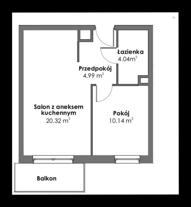 NOWE wykończone 2-pok w centrum / miejsce postój/komórka/balkon/winda