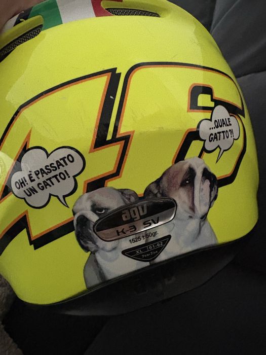 Capacete AGV k3 rossi