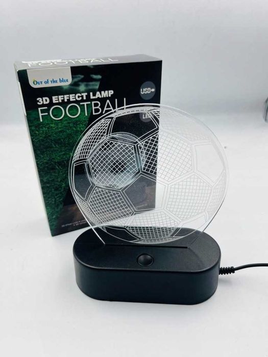 nocna lampka dla kibica różne kolory 3D LED