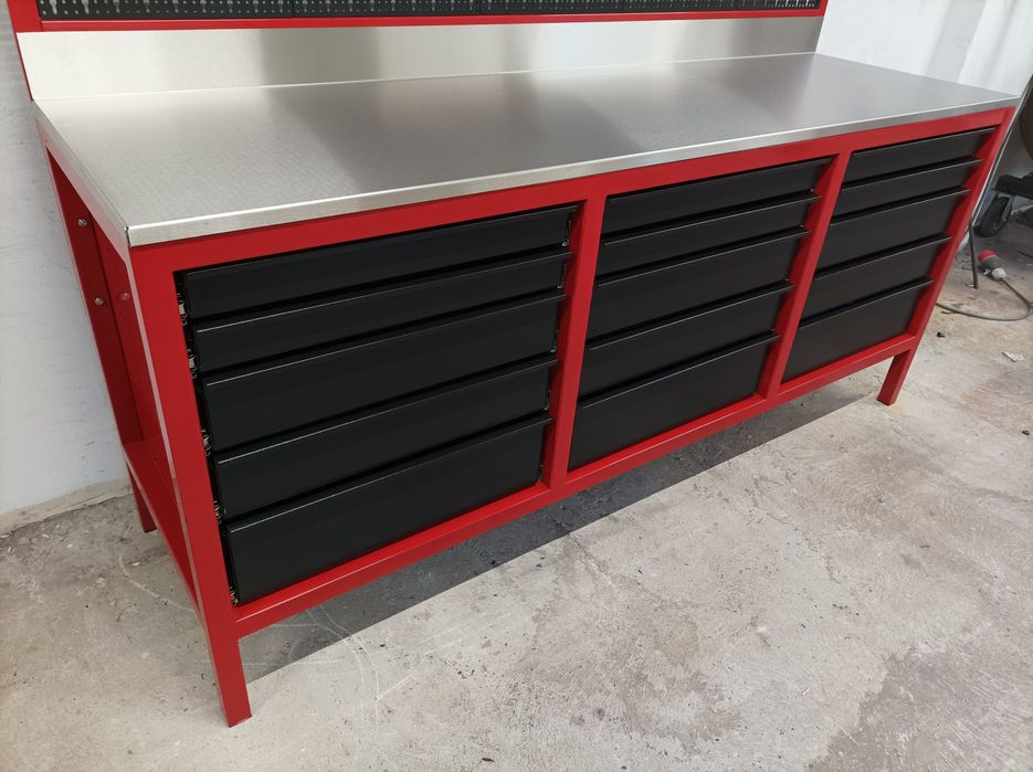 Stół warsztatowy metalowy 200x60 wys 90 solidny super jakość