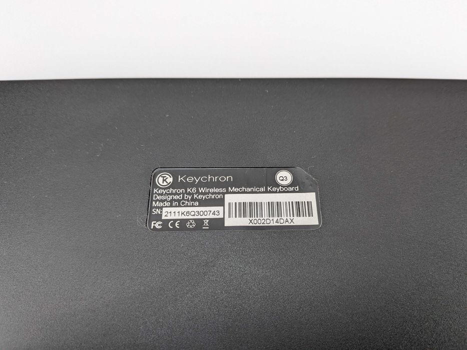 KEYCHRON K6 - Klawiatura bezprzewodowa mechaniczna - RGB Brown Switch