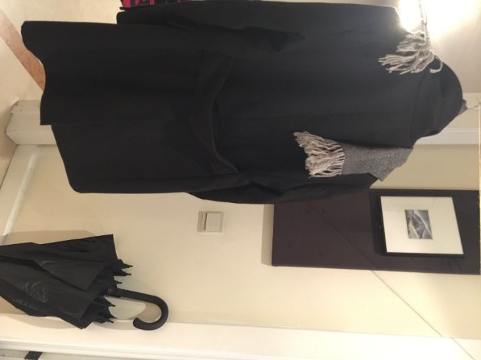 Parka/ Sobretudo Novo Traçado Preto Homem da marca Emporio Milano