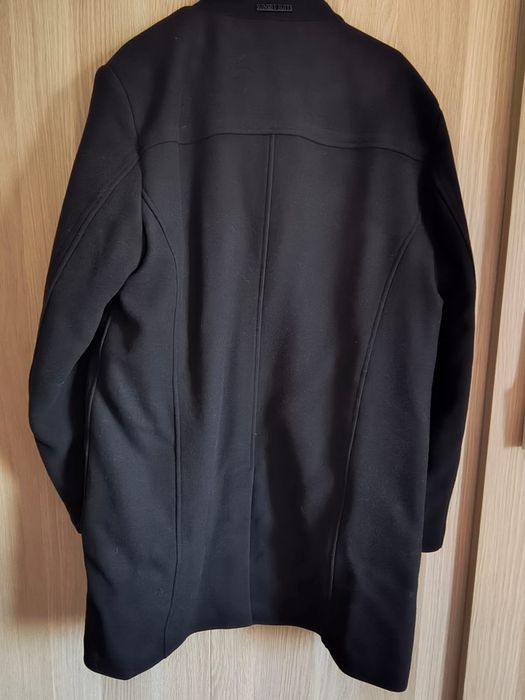 Płaszcz męski gruby czarny wełniany  Sunset Suits - XL - jak nowy!