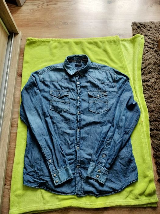 Koszula męska jeansowa Armani jeans