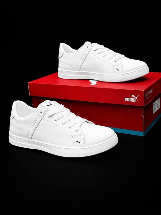 Puma мужские топ качество Недорогие мужськие кросовки на осень Повседневные обычные кросовки кожаные пума