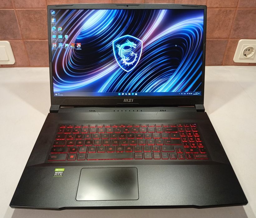Ноутбук/msi/Katana/i5/12450H/16 ram/1 tb ssd/rtx 3070ti/8 gb/100w/17,3 Fhd/144 hz