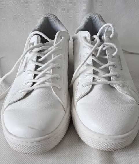 JACK&JONES - Męskie Białe Sneakersy Trampki Buty Sportowe 41