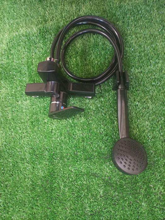 СУПЕР ВАННАЯ! Смеситель/кран/змішувач для ванни Oscar-009 Black