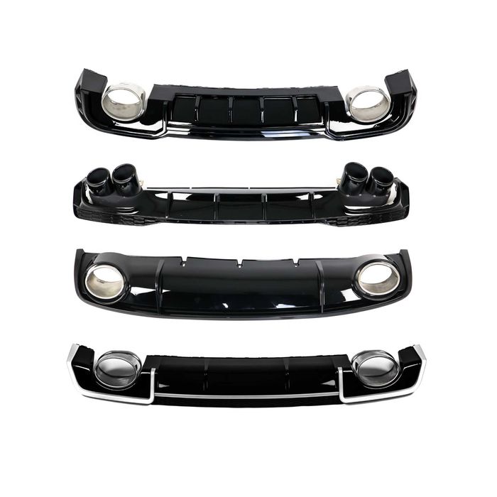 диффузор audi q5 q7 a3 a4 a5 a6 a7 a8 ауди задний бампер накладка юбка