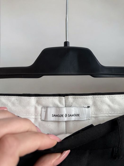 eleganckie garniturowe spodnie samsoe samsoe S