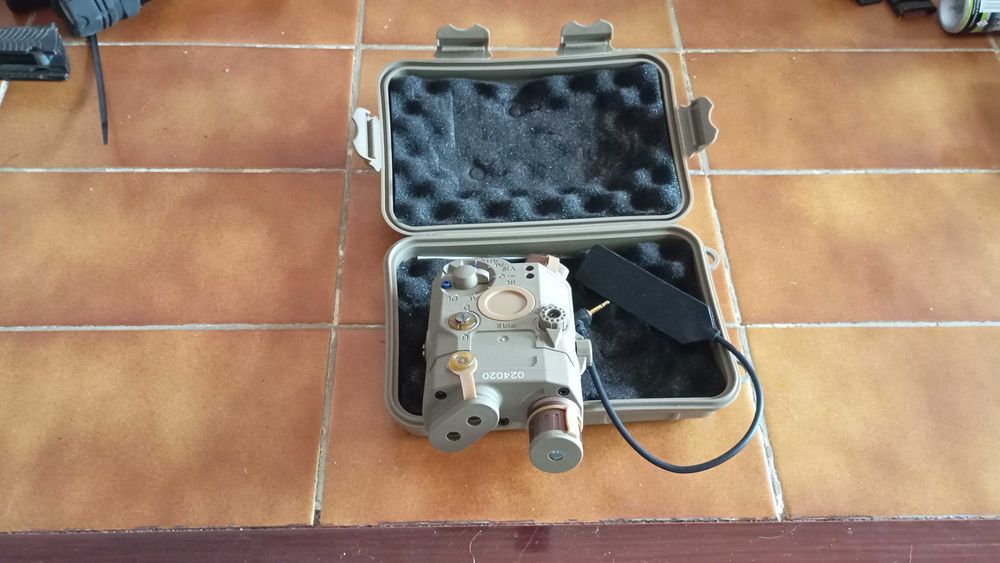 wadsn laser lanterna tactica airsoft caça