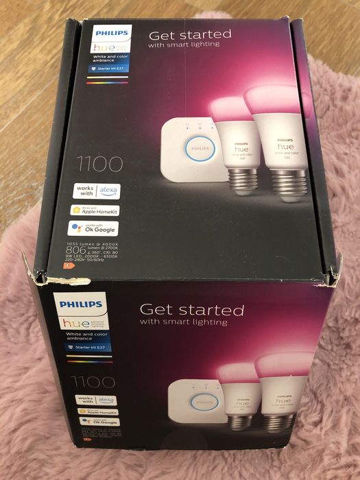 Стартовый пакет. Умный свет philips hue white and color e27