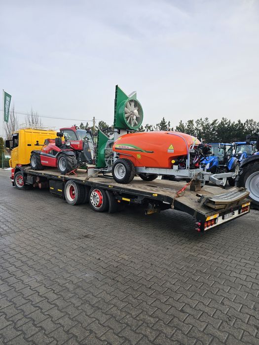 Transport Kombajnów / Sieczkarni / Gabaryty / Tiefbett / Niskopodwozie