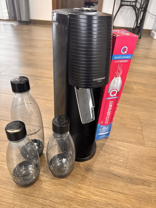 SODASTREAM Terra 3 butelki dwa naboje