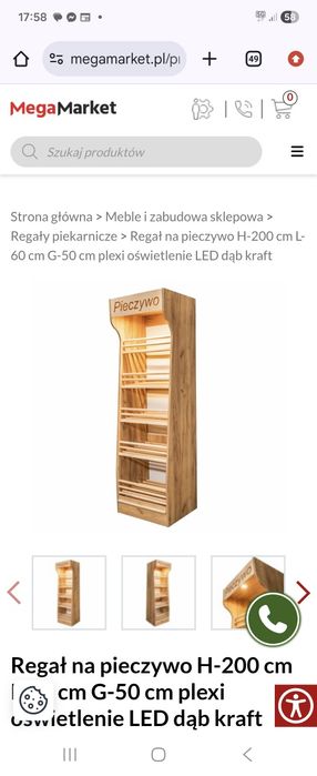 Regał na pieczywo