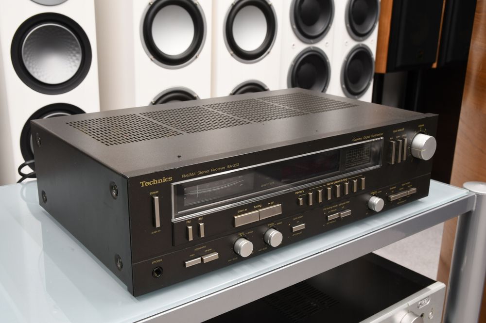 wzmacniacz amplituner stereo Technics SA-222 całkowicie sprawny!