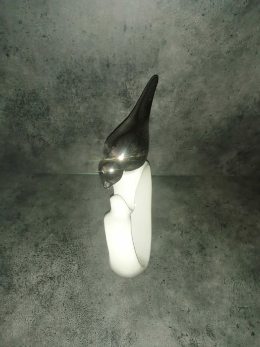 figurka z ptaszkiem porcelanowa