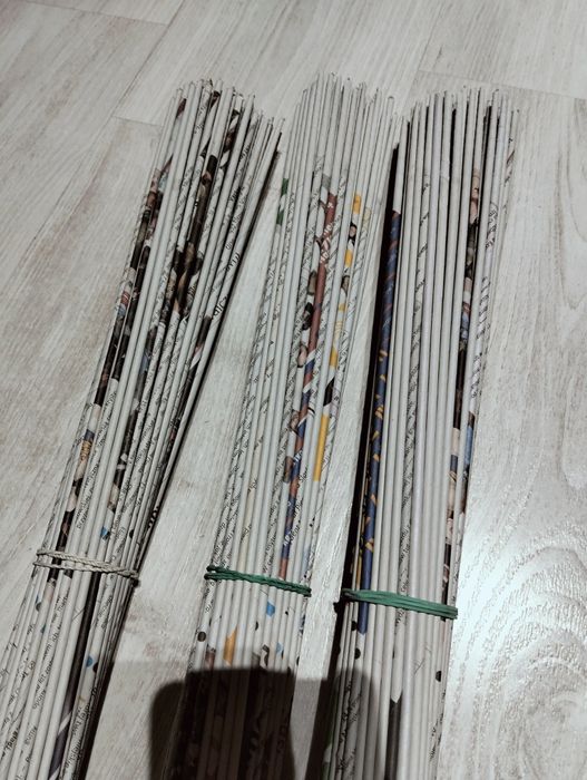 Rurki z wikliny papierowej 200szt.