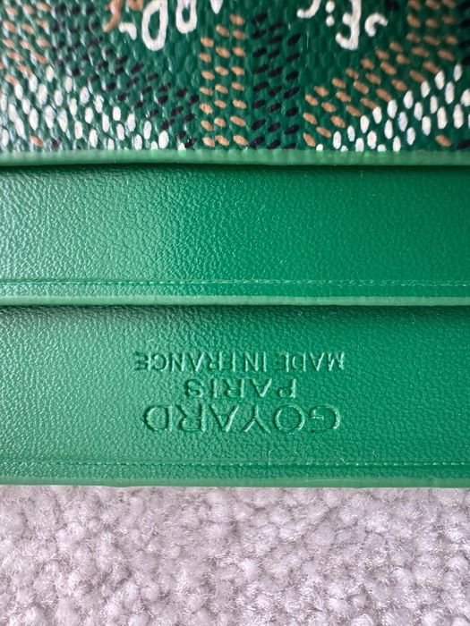 Carteira verde Goyard