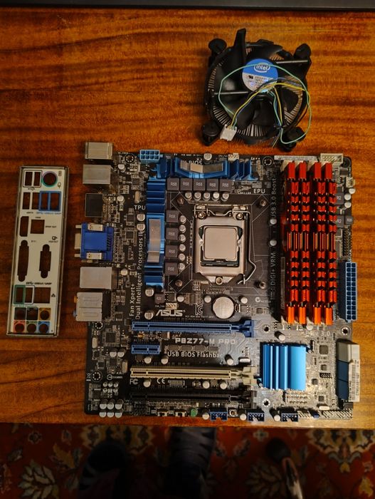 Комплект Intel i7-2700K+ Asus Z77-M PRO+16GB ОЗУ