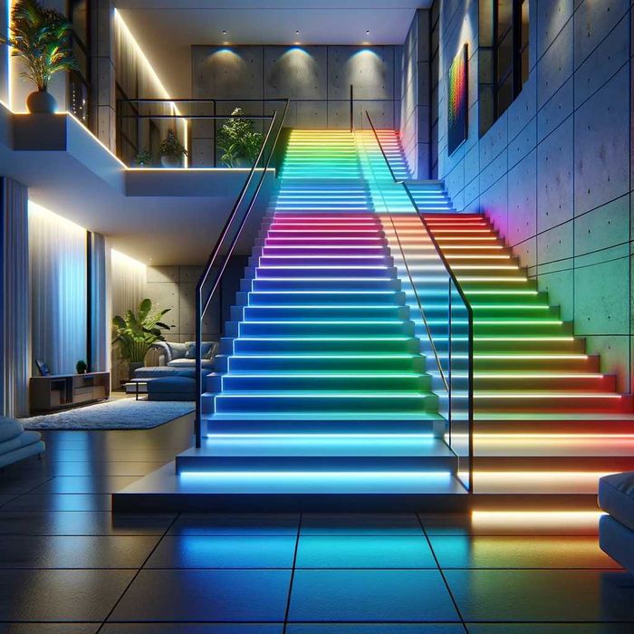 Розумні сходи з динамічною підсвіткою / Smart Stairs RGB Pro+